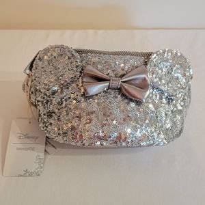 LOUNGEFLY DISNEY MINNIE MOUSE SEQUIN FANNY PACK